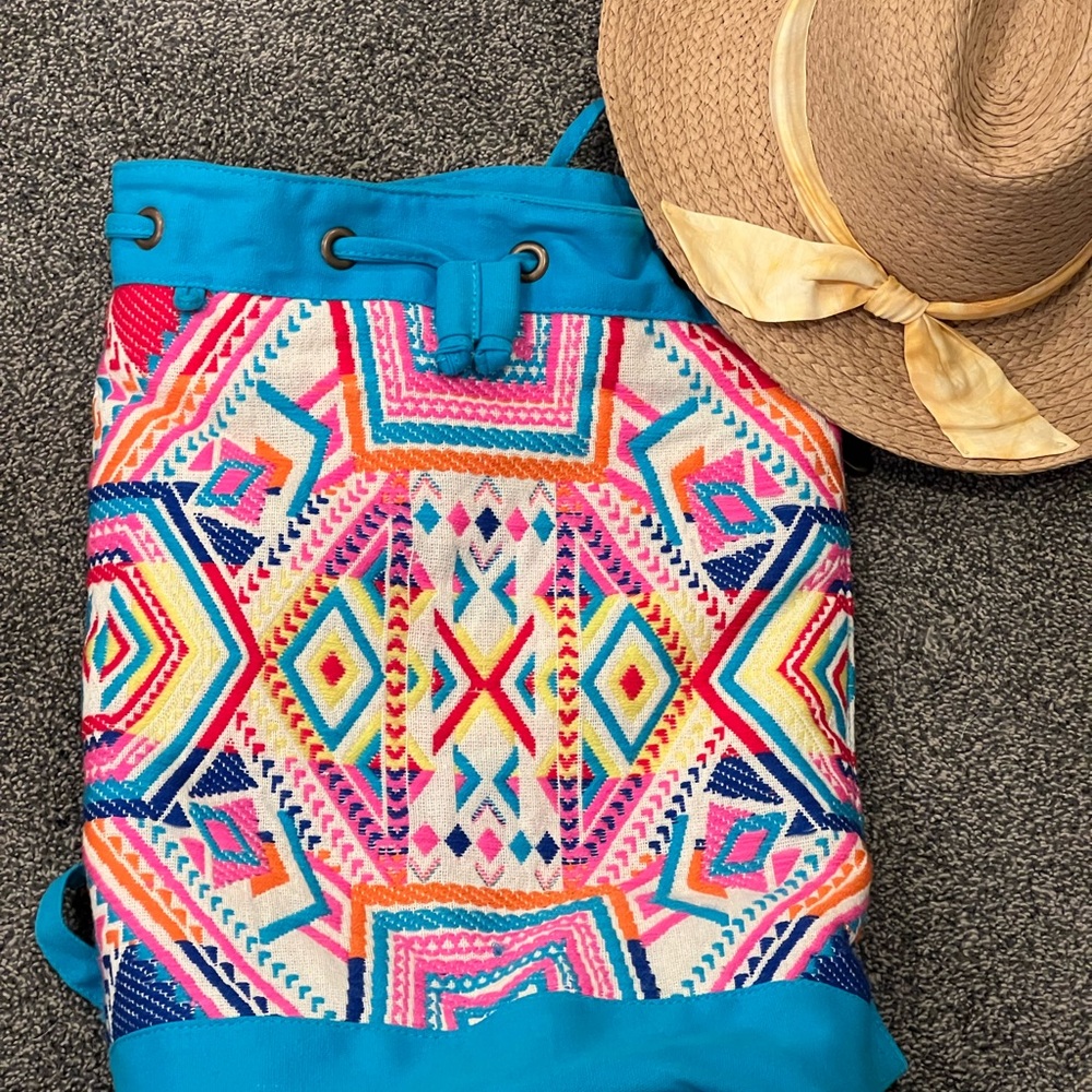 Catori Colorful Geometric Patterned Women's Bag